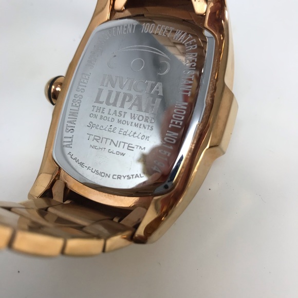Invicta Men's Watch Special Edition Gold with Rose Gold Face 15194 - Picture 9 of 9
